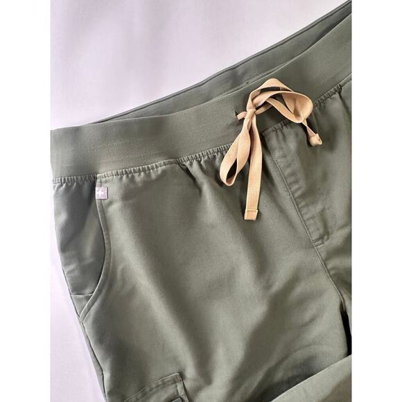 Figs Zamora Jogger Scrub Pants MOSS XL Petite - Picture 2 of 5